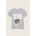 Tiger Toddler/little Kids Tee | Heather Grey | Size 4 | True Religion