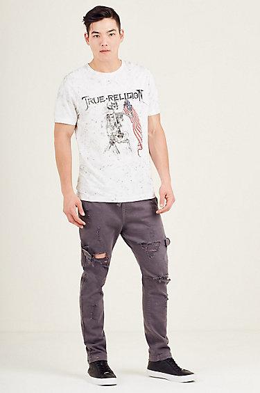 Mens Modern Jogger | Charcoal | Size 34 | True Religion