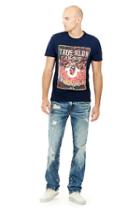 Tr 15th Anniversary Mens Tee | Indigo | Size Large | True Religion
