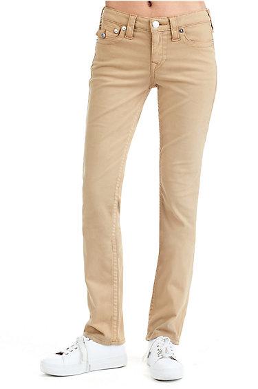 Slim Straight Flap Womens Jean | Incense | Size 23 | True Religion