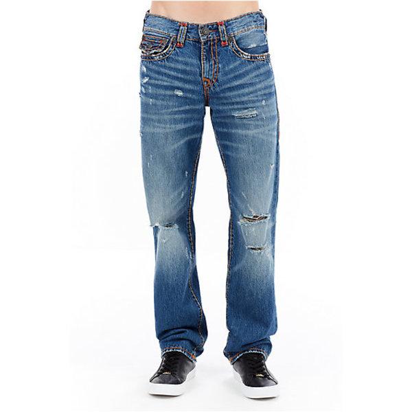 Mens Super T Ricky Straight Jean W/ Flap | Worn Ever Fade | Size 30 | True Religion