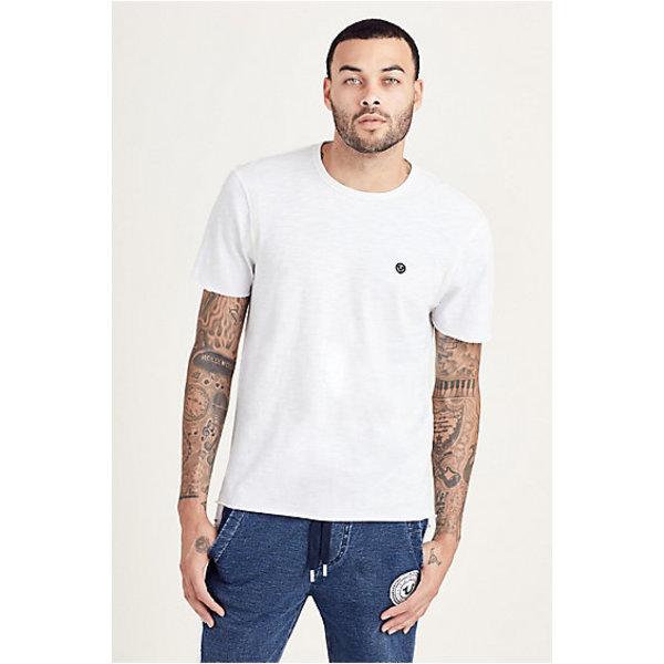 Raw Edge Mens Tee | White | Size Large | True Religion