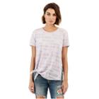 Slogan Tie Side Womens Tee | Lilac | Size X Small | True Religion