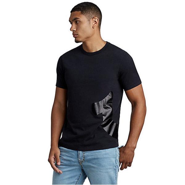 Mens Printed Mesh Logo Tee | Black | Size Small | True Religion