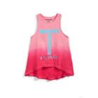 Bleached True Girls Tank Top | Pink Agate | Size Medium | True Religion