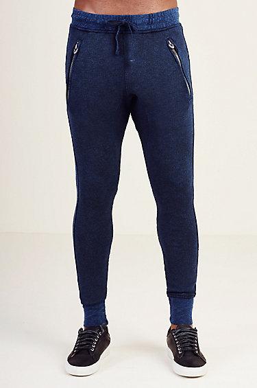 True Religion Overdyed Mens Runner - Indigo
