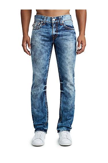 Men's Straight Fit Big T Jean | Cloudy Fault | Size 27 | True Religion