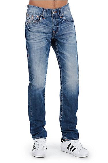 Men's Skinny Fit Natural Stitch Jean | Hidden Night | Size 30 | True Religion