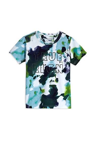 Tie Dye Static Tee | White | Size Small | True Religion