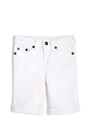 Big Kids Geno Short | White | Size 8 | True Religion
