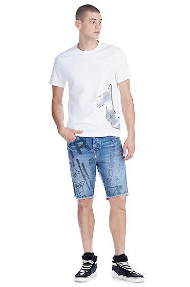 Chromed Out Mens Tee | White  | Size X Small | True Religion