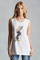 Python Bolt Womens Tee | True White | Size X Small | True Religion