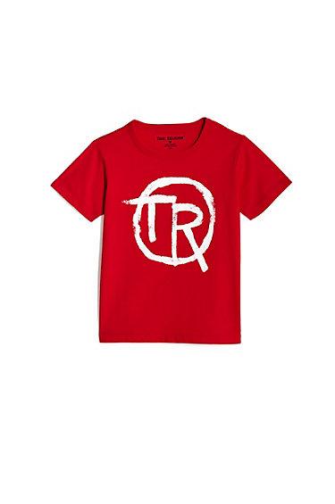 Kids Airbrush Tee | Bright Red | Size Small | True Religion