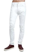 Rocco Destroyed Skinny Mens Jean | Optic White | Size 29 | True Religion