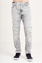 Rocco Biker Skinny Mens Jean | Light Rail | Size 38 | True Religion