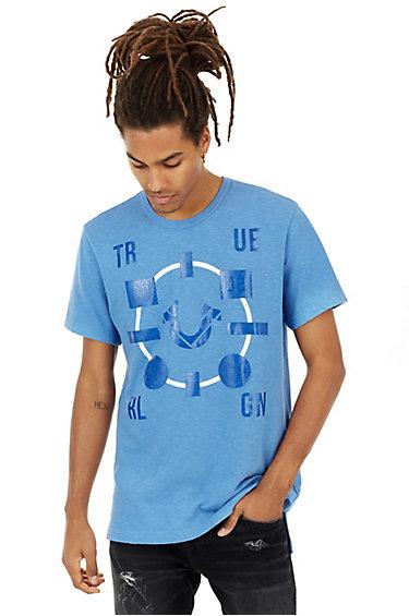 Elongated Signs Mens Tee | Monsoon | Size Small | True Religion