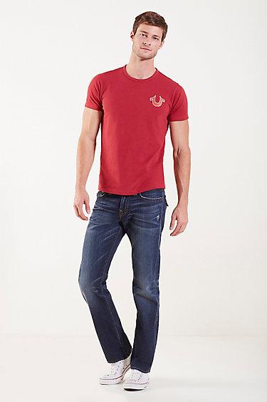 True Religion Ricky Straight Flap Mens Jean - Block City