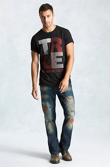 True Religion Hand Picked Straight Mens Jean - No Escape