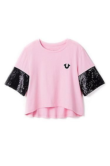 Sequin Toddler/little Kids Tee | Soft Pink | Size 2t | True Religion
