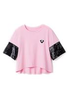 Sequin Toddler/little Kids Tee | Soft Pink | Size 2t | True Religion