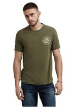 Mens Wavy Buddha Brand Tee | Green | Size X Small | True Religion