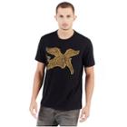 Mens Mythical Panther Graphic Tee | Black | Size Small | True Religion