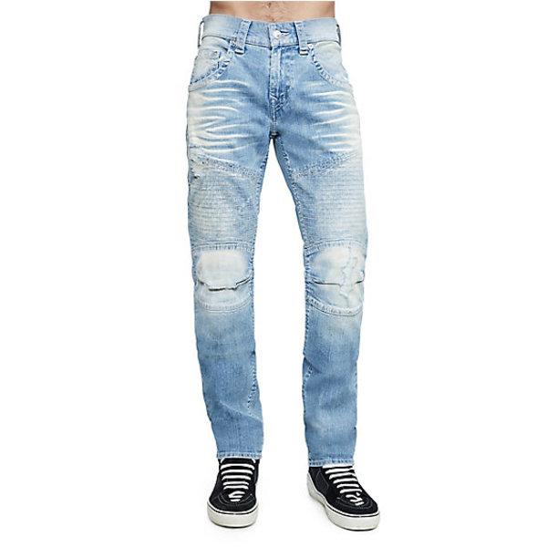 Men's Skinny Fit Moto Jean | Ocean Tide | Size 29 | True Religion