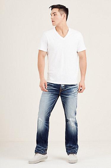 Ricky Straight Cable Stitch Mens Jean | Midnight Warehouse | Size 30 | True Religion