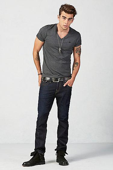 True Religion Geno Slim 36 Inseam Mens Jean - Wanted Man