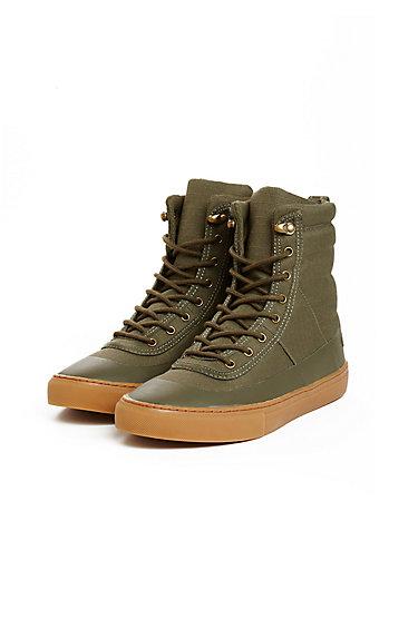Phantom High Top Lace Up Boot | Burnt Olive | Size 6 | True Religion