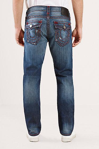 Geno Slim Super T Mens Jean | Dusty River | Size 44 | True Religion