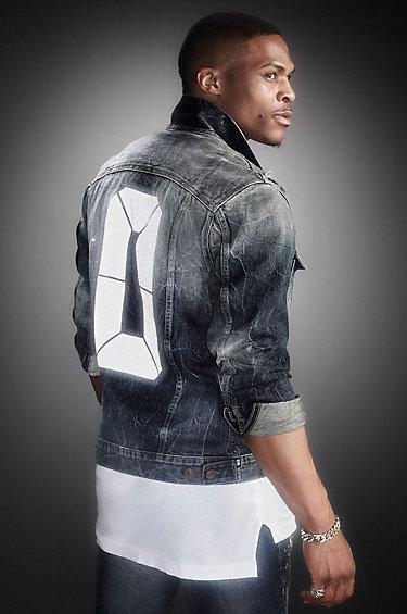 True Religion Printed Dylan Mens Jacket - Concrete Lake