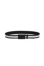 Mens Striped Belt | Black/white | Size 30 | True Religion
