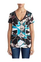 Womens Stained Glass Buddha Graphic Tee | Multi | Size X Small | True Religion