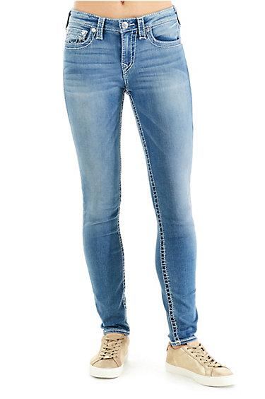 Women's Curvy Skinny Fit Big T Jean | Light Gaze | Size 48 | True Religion