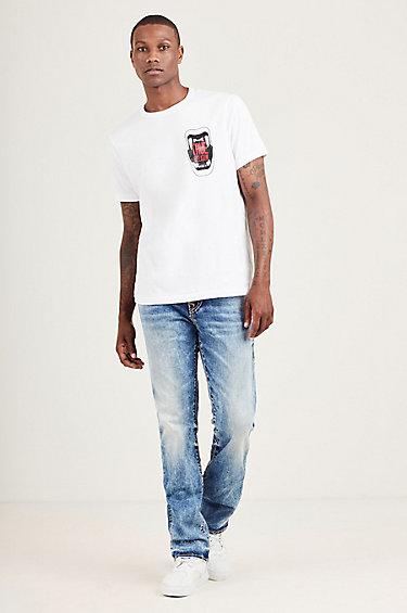 Ricky Straight Super T Mens Jean | Shadow Lands | Size 46 | True Religion