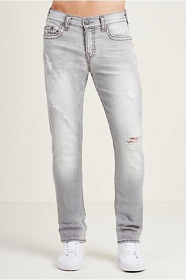 True Religion Rocco Skinny Super T Mens Jean - Worn Slate