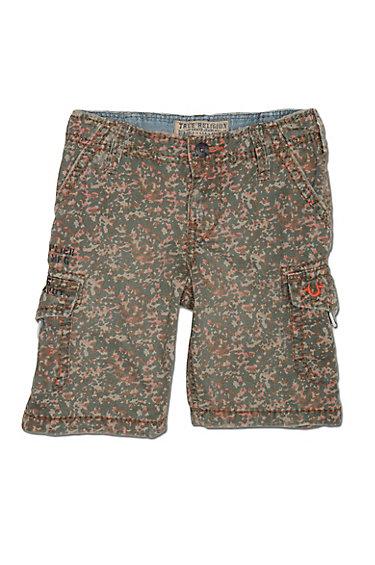 Boys Multi Color Camo Cargo | Size 2 | True Religion