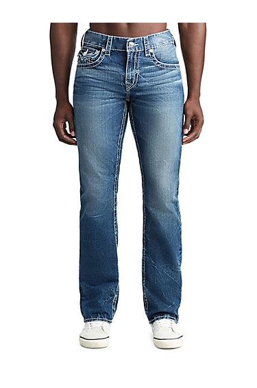 Mens Big T Shadow Straight Jean W/ Flap | Fevm Broken Wagon | Size 27 | True Religion