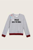 True Kids Pullover | Heather Grey | Size 3t | True Religion