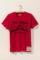 True Religion Blades Crew Neck Mens Tee - Red