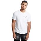 Men's Valient 02 Flag Crew Neck Tee | White | Size Medium | True Religion