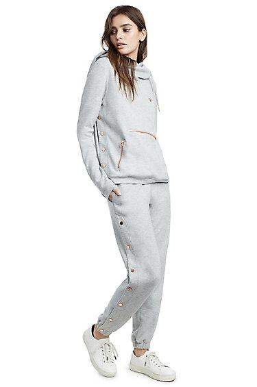 Womens Breakaway Sweatpant | Grey Marl | Size X Small | True Religion