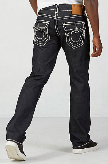 True Religion Ricky Straight Super T Mens Jean - Body Rinse