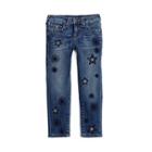 Casey Skinny Embroidered Toddler/little Kids Jean | Star Wash | Size 3t | True Religion