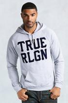 True Religion Hand Picked Buddha Mens Pullover - Heather Grey