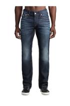 Mens Twill Tape Straight Jean W/ Flap | Darken Brick | Size 27 | True Religion