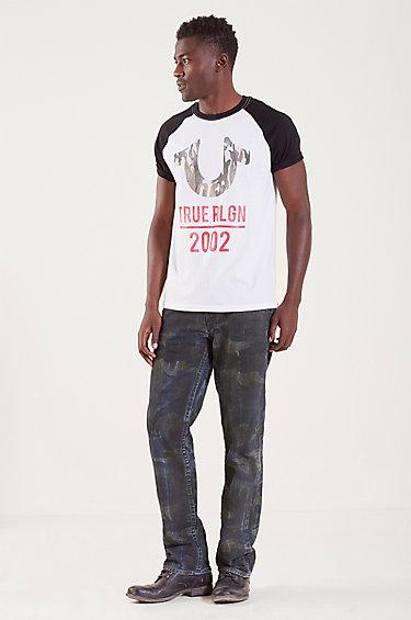 True Religion Hand Picked Straight Mens Jean - Green