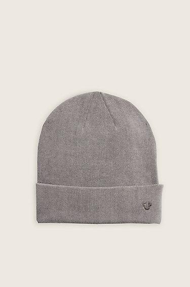 True Religion Acid Washed Watchcap - Factory Grey
