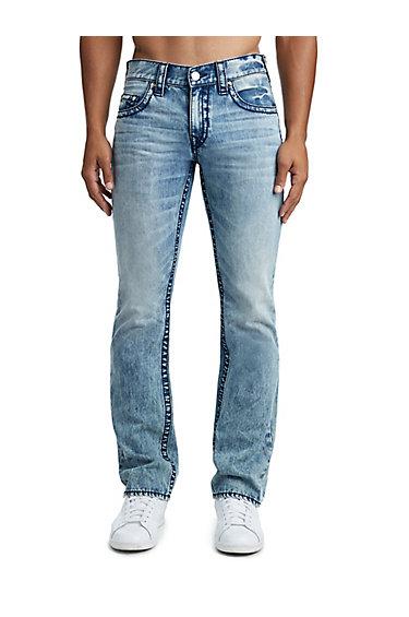 Men's Straight Fit Midnight Big T Jean | Fekl Serpent Hiss | Size 27 | True Religion
